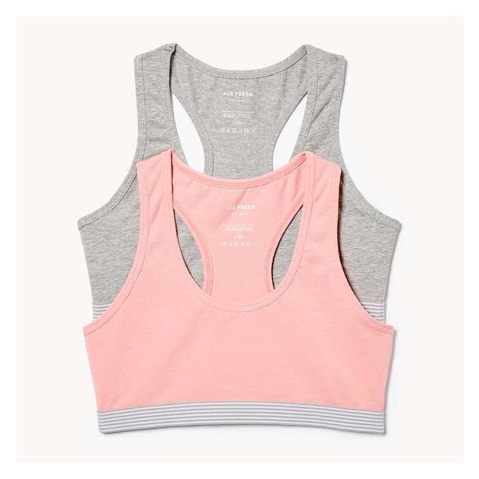 Kid Girls' 2-Pack Racerback Bralette - Print 1